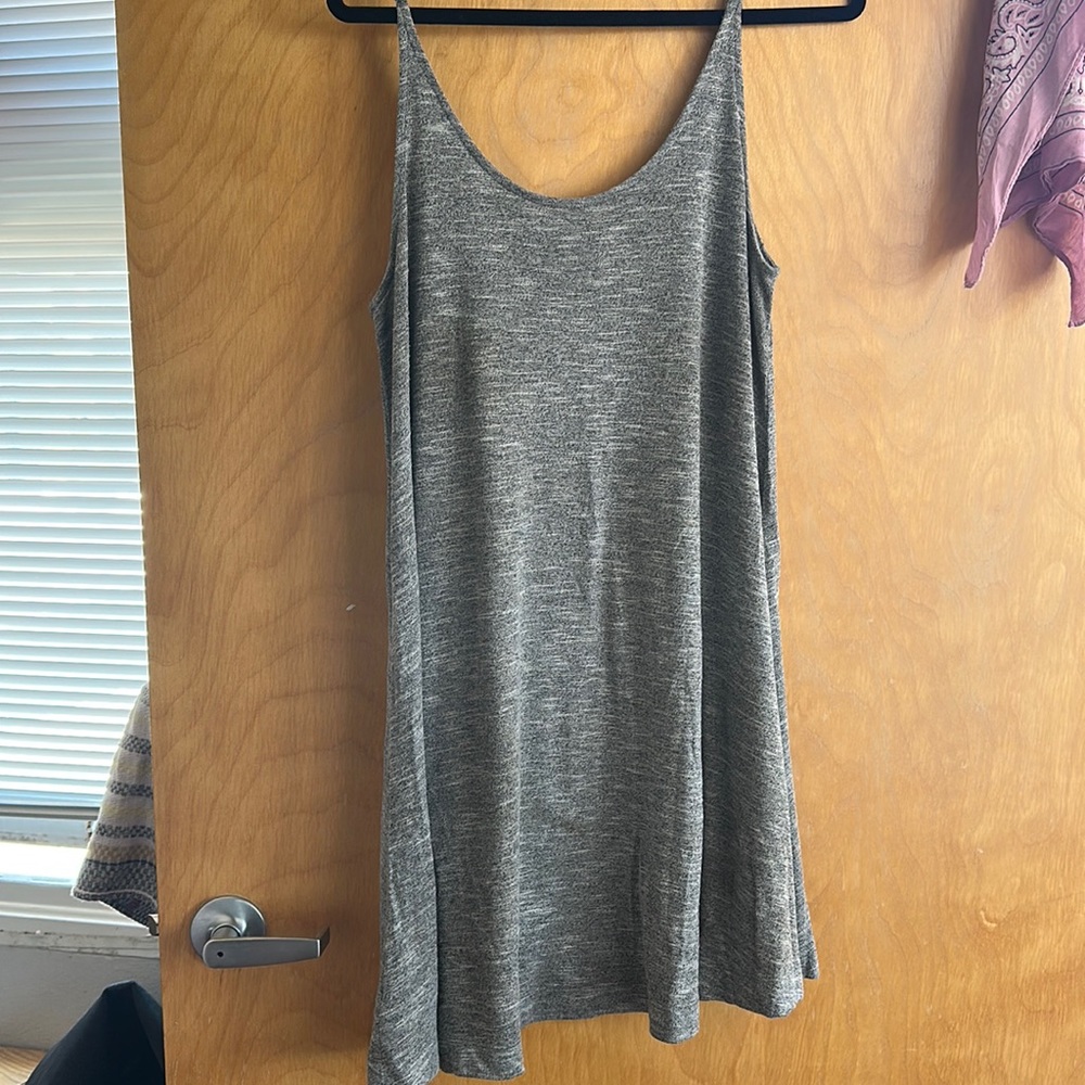 Lou & Grey space dye grey dress
